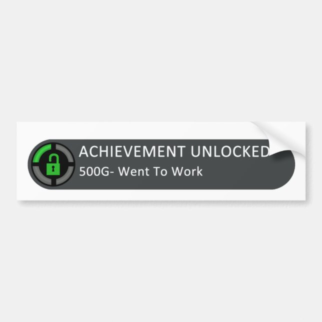 Autocollant débloqué par accomplissement (Devant)