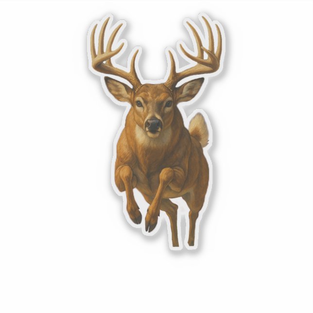 Autocollant découpé Whitetail (Devant)