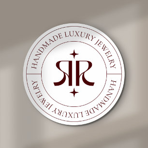 Autocollant d'emballage de produit de logo moderne