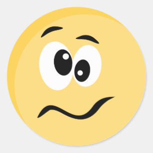 Autocollant d'Emoji avec le visage heureux