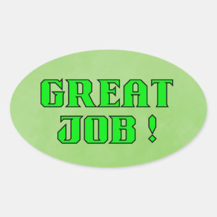 Autocollant d'encouragement Excellent Travail
