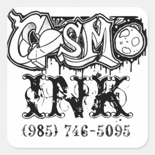 Autocollant d'encre de Cosmo