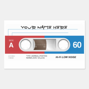 Autocollant d'enregistreur à cassettes