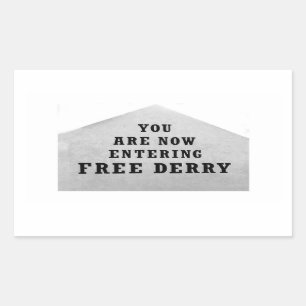 autocollant derry libre de mur