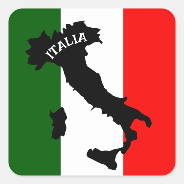 Autocollant design Italie (Devant)