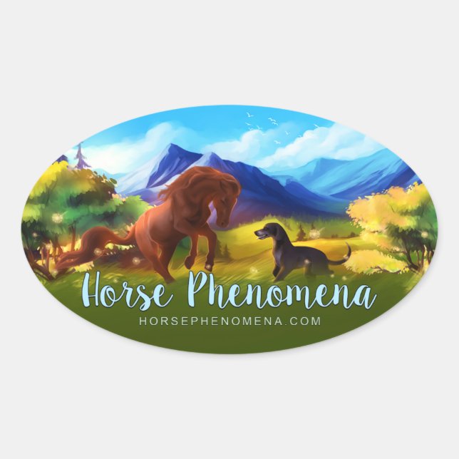Autocollant d'été pour chevaux Phénomène (Devant)