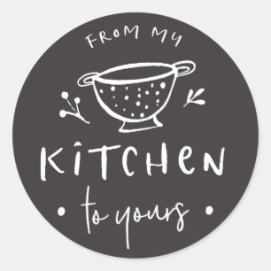 Autocollant d'étiquette de ma cuisine à la vôtre