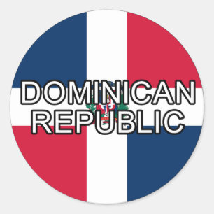 Autocollant d'euro de la République Dominicaine