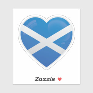 Autocollant d'icône Scotland Love
