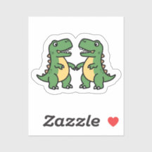 Autocollant Dino Duo