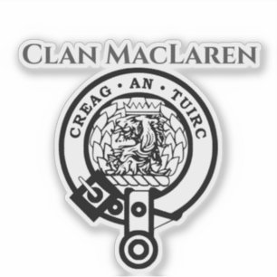 Autocollant d'insigne de crête du Clan écossais 