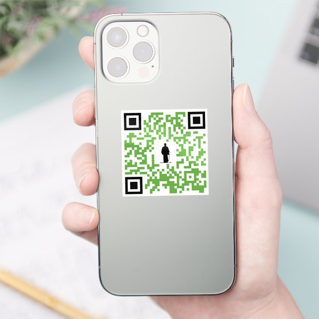 autocollant DiscipleDojo QR (Téléphone)