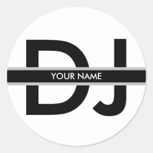Autocollant DJ moderne