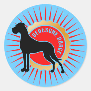 Autocollant Dogue Allemand