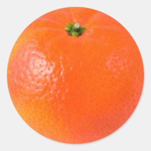 Autocollant d'orange de clémentine