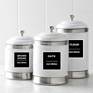 Autocollant d'organisation de cuisine Étiquette