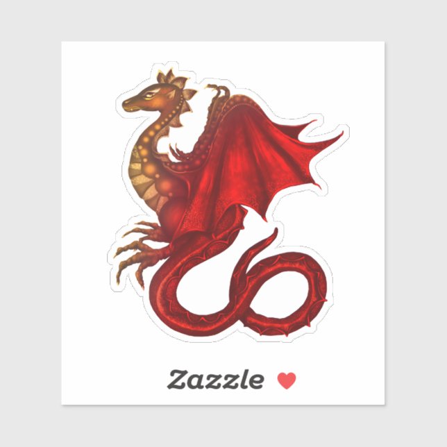 Autocollant Dragon Vinyl Custom (Feuille)