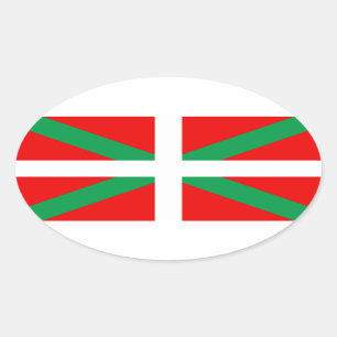 Autocollant Drapeau Basque "Ikkurina"