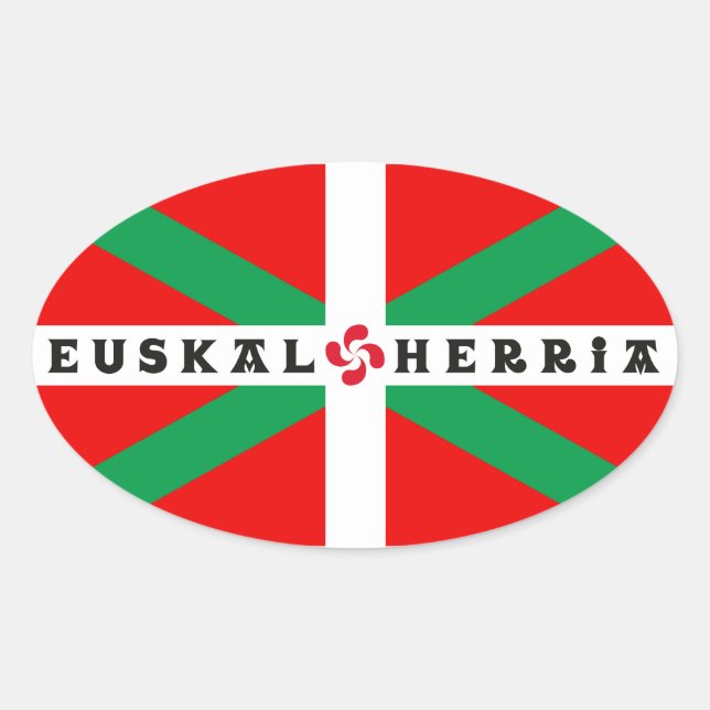 Autocollant Drapeau Basque "ikkurina" (Devant)