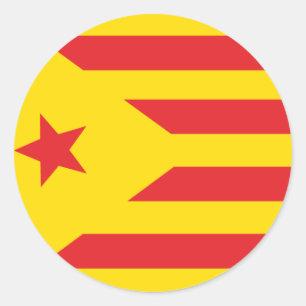 Autocollant Drapeau Catalan "Serenya"