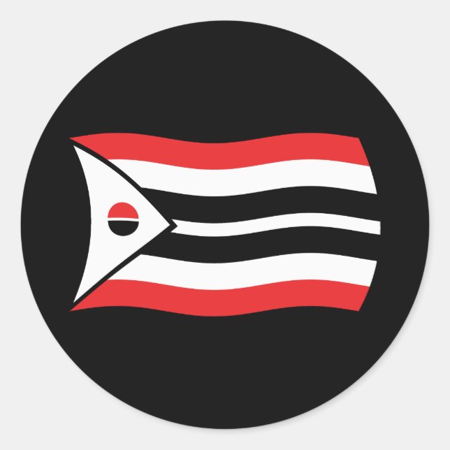 Autocollant drapeau de la tribu Arapaho (Devant)