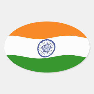 Autocollant Drapeau de l'Inde