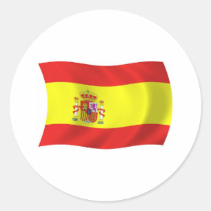 Autocollant Drapeau d'Espagne
