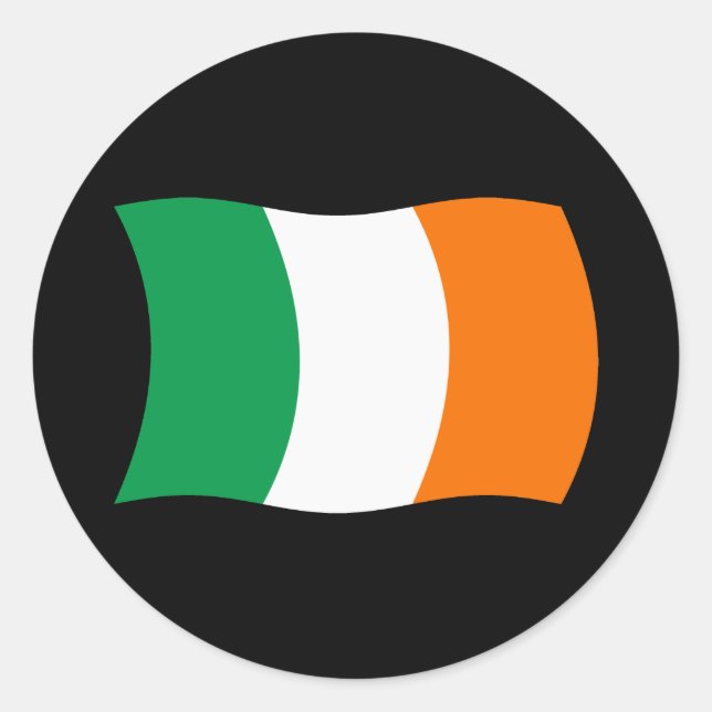 Autocollant drapeau d'Irlande (Devant)