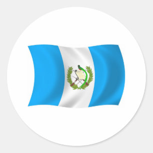 Autocollant drapeau du Guatemala