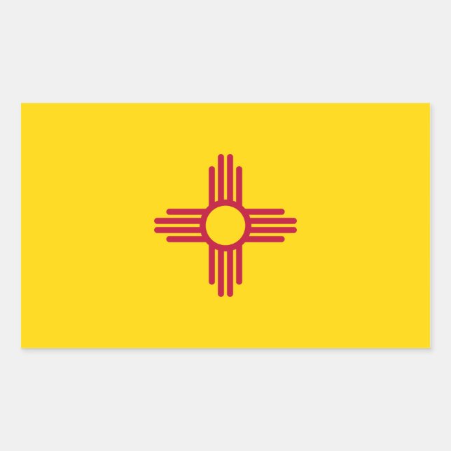 Autocollant drapeau du Nouveau-Mexique (Devant)