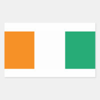 Autocollant drapeau irlandais