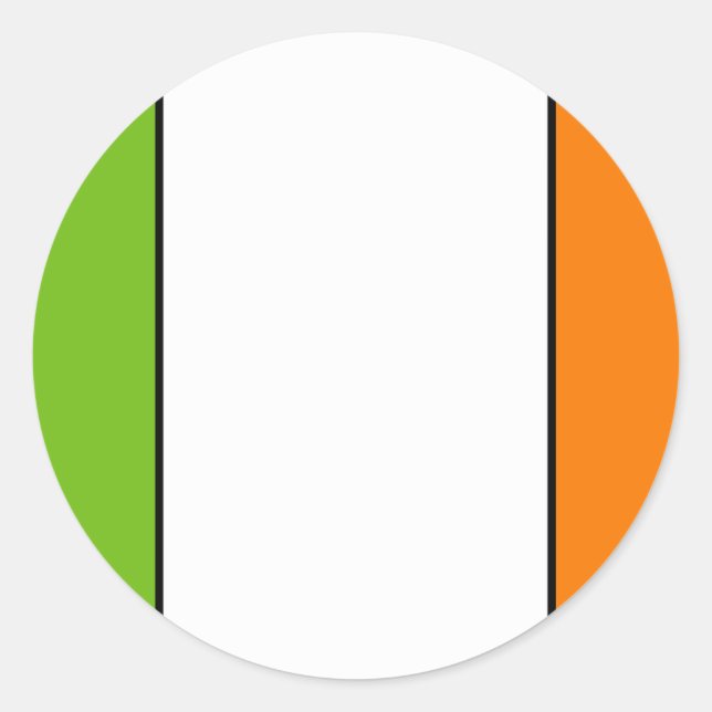 Autocollant drapeau irlandais (Devant)