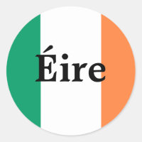 Autocollant drapeau irlandais