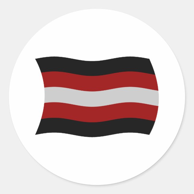 Autocollant Drapeau Satanisme (Devant)