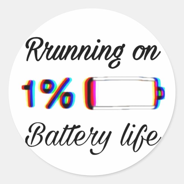 autocollant drôle/ 1 pouce (Devant)