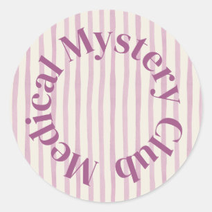 Autocollant drôle 'Club du mystère médical'
