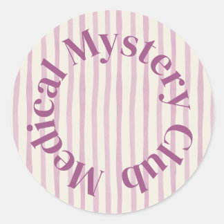 Autocollant drôle 'Club du mystère médical'
