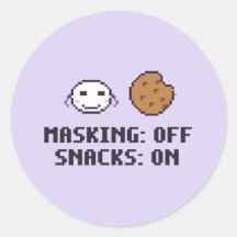 Autocollant drôle de démasquage autistique