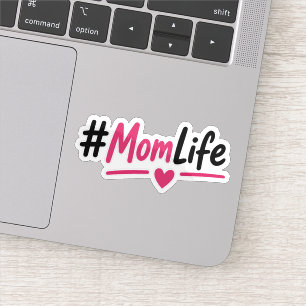 Autocollant drôle #MomLife – Cadeau amusant pour l
