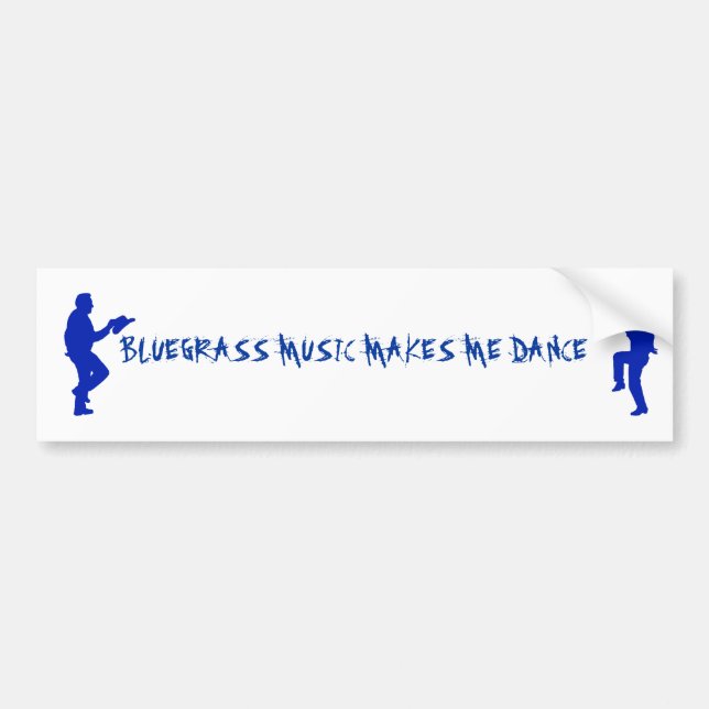 AUTOCOLLANT DU BLUEGRASS MUSIC-BUMPER (Devant)