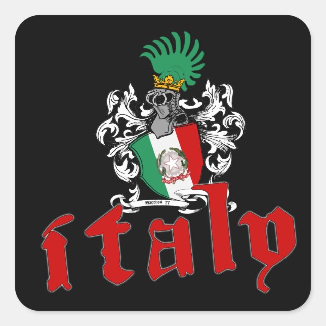 Autocollant du bouclier italien (Devant)