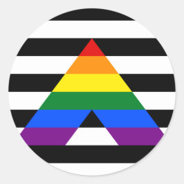 Autocollant du cercle Ally Pride