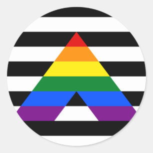 Autocollant du cercle Ally Pride