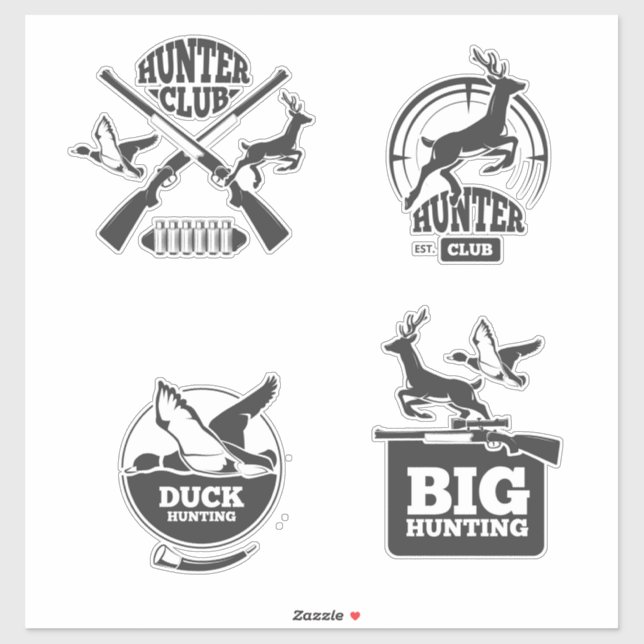 Autocollant du club de chasse (Feuille)
