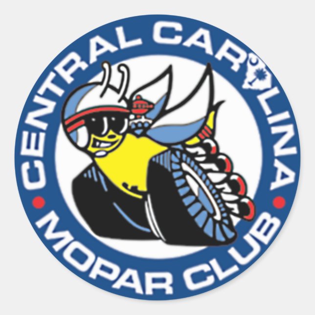 Autocollant du club Mopar de Caroline centrale (Devant)