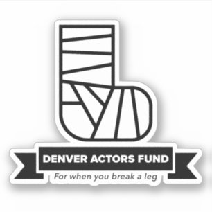 Autocollant du Denver Actors Fund