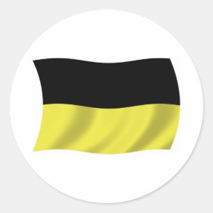 Autocollant du drapeau cachoube