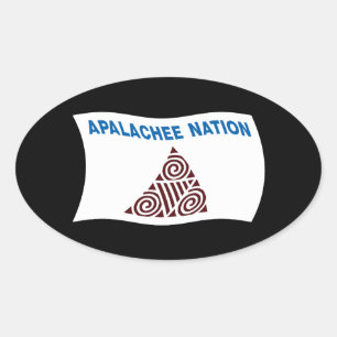 Autocollant du drapeau de la nation Apalachee