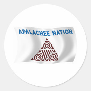 Autocollant du drapeau de la nation Apalachee