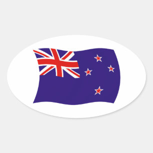 Autocollant du drapeau de la Nouvelle-Zélande